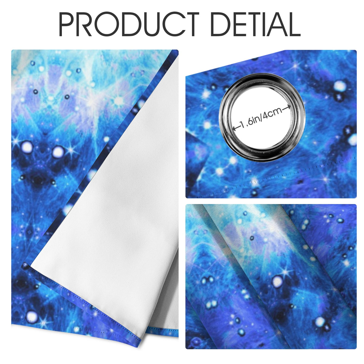 Katerina's Noel Nouvelette Desires Grommet Curtain 42" x 84" ( 1 Piece ) | Ships from USA