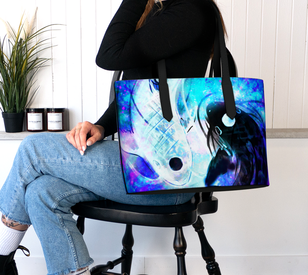 Amen Jin's Memories of Yesterday Desires Koi Dreams Vegan Leather Tote Bag