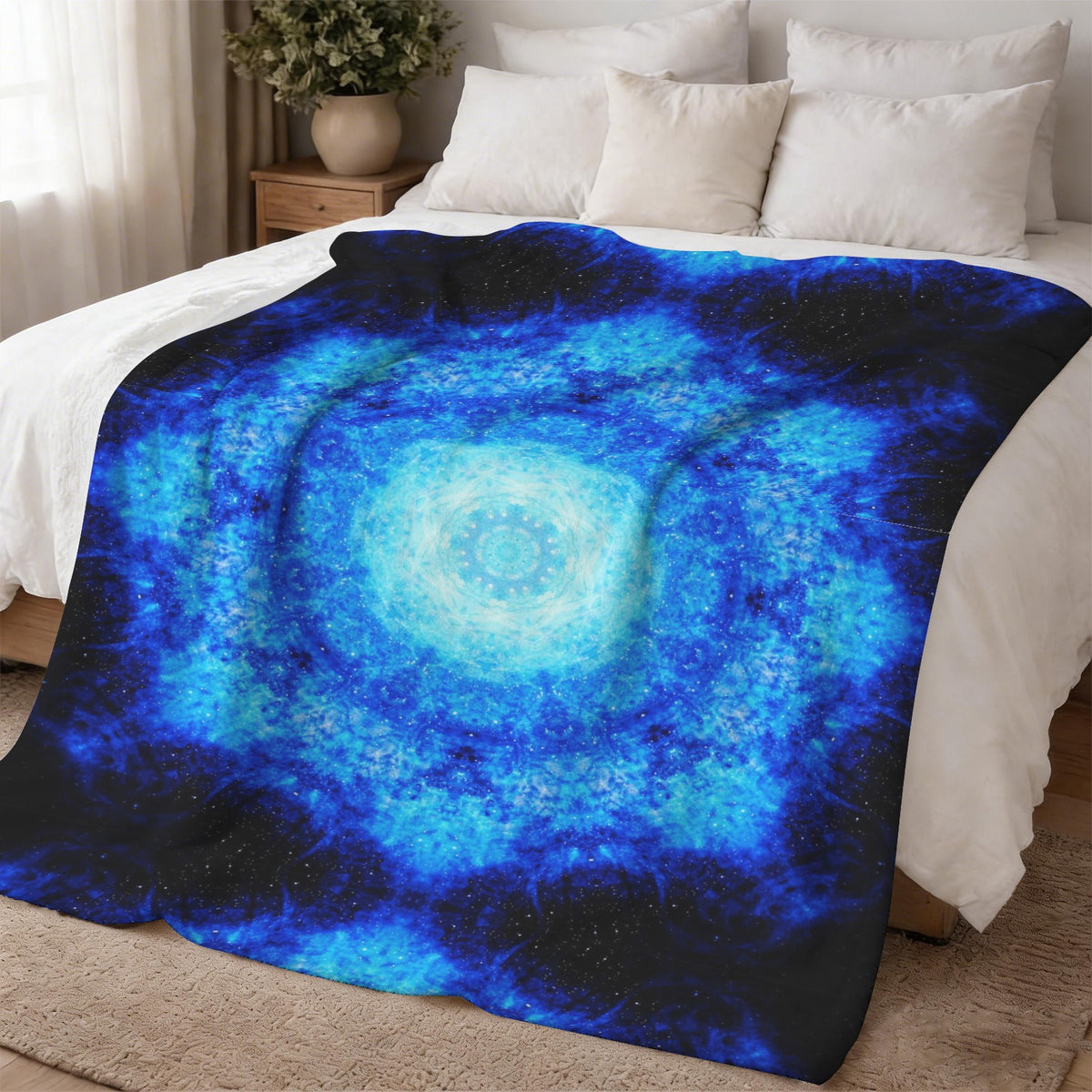 Lexi's Noel Nouvelet Desires Sherpa Fleece Blanket 60" x 80" | Ships from USA