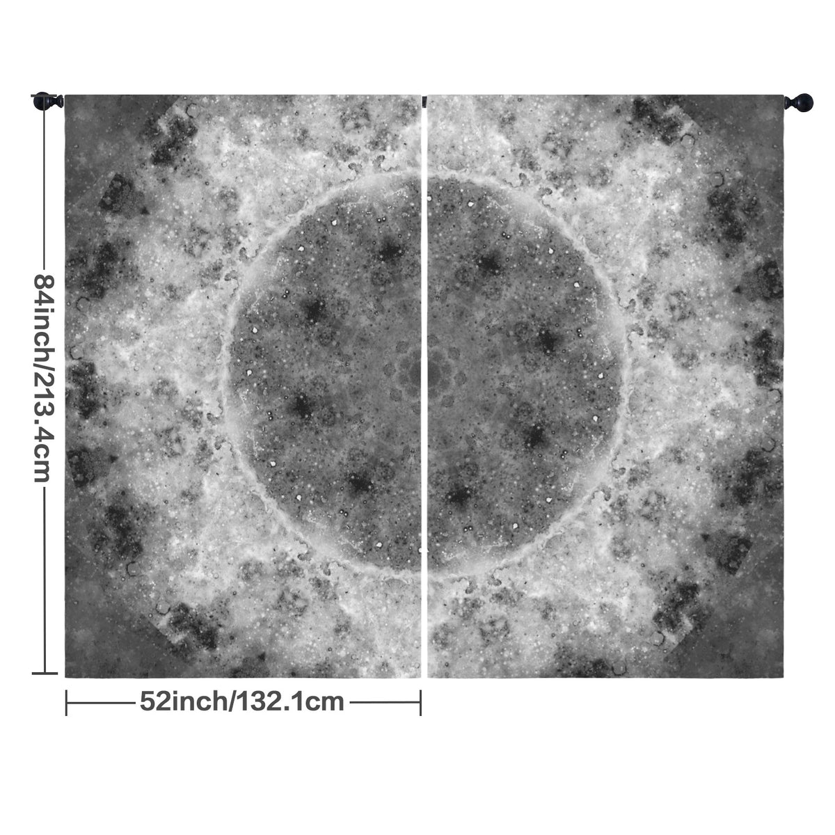 Katerina's You Are Not Forgotten Desires Floor-To-Ceiling Curtain 52x84inch | Ships from USA