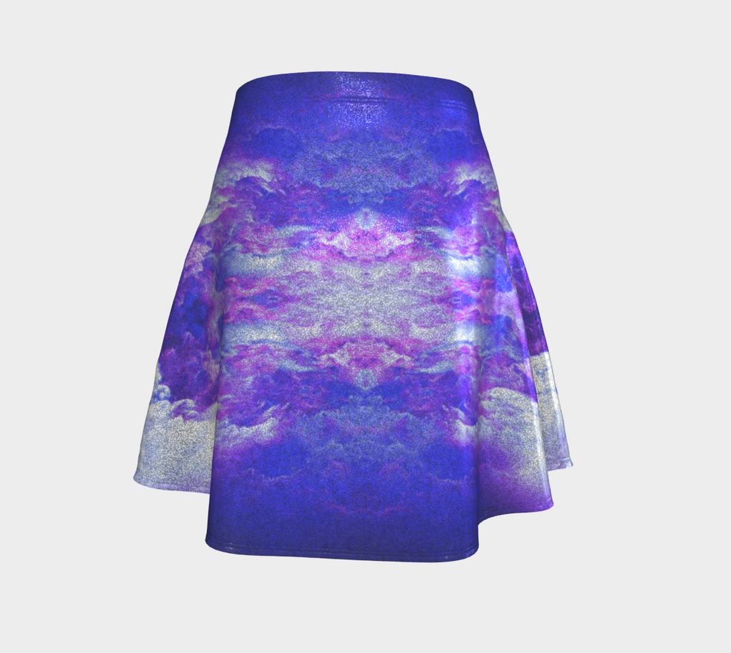 Katerina's Periwinkle Desires Flared Skirt