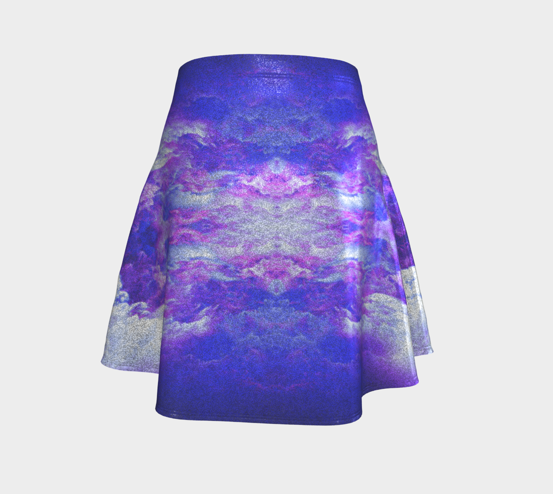 Katerina's Periwinkle Desires Flared Skirt
