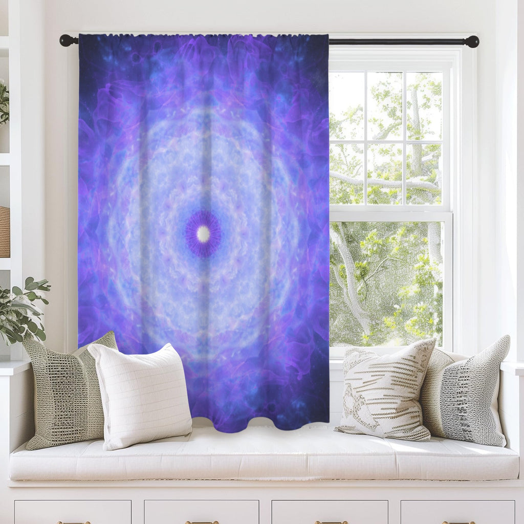Katerina's Dragon Heart Desires Window Curtain 52" x 63" ( 1 Piece ) | Ships from USA