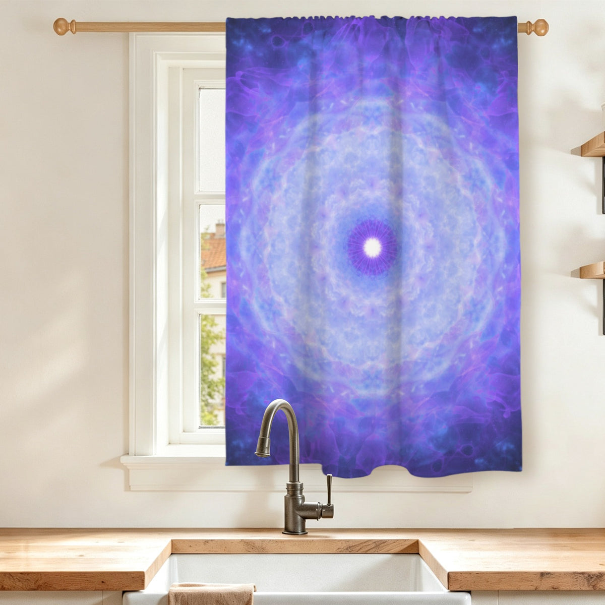 Katerina's Dragon Heart Desires Window Curtain 27.6" x 39.4" ( 1 Piece ) | Ships from USA