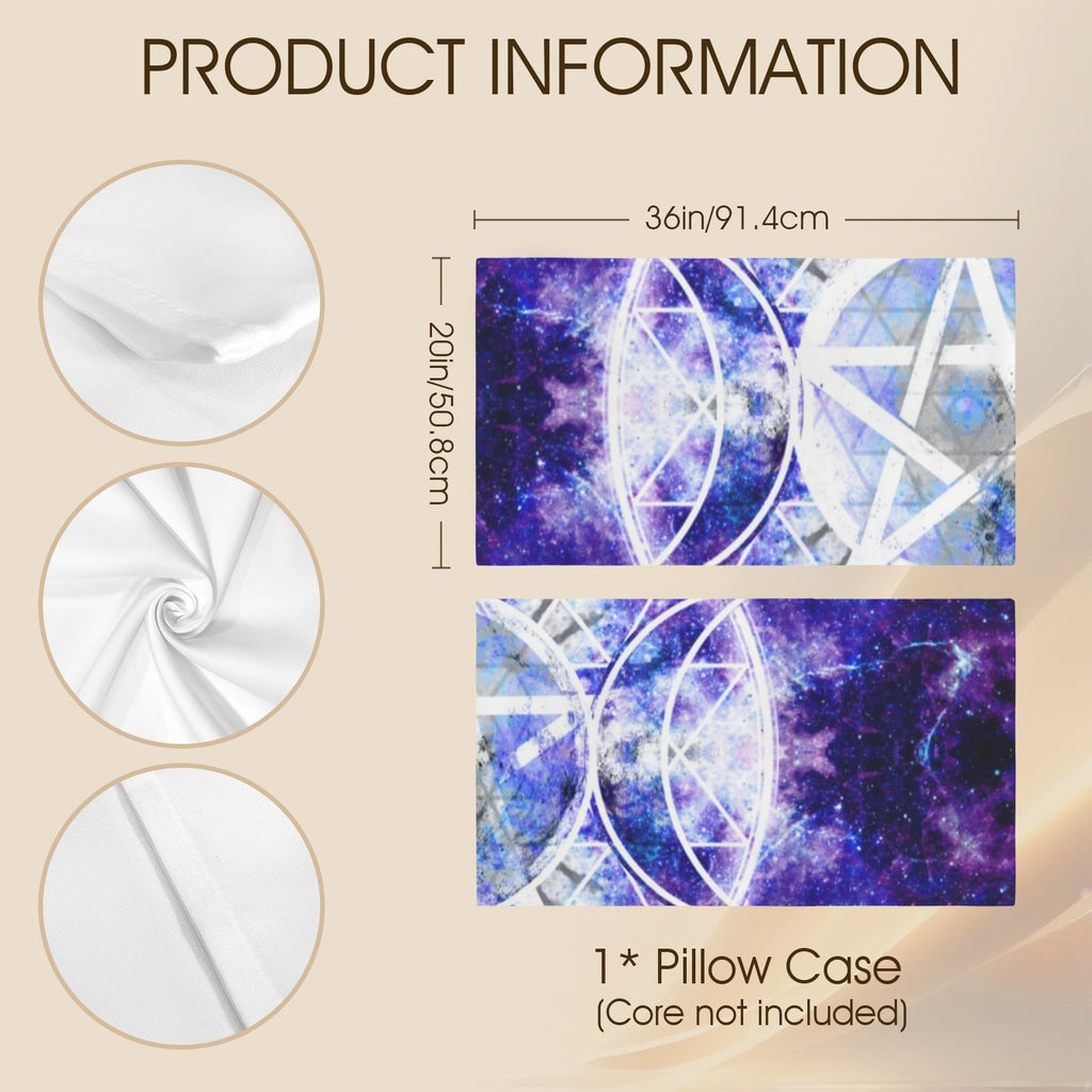 Amen Jin's Katerina's Dracularian Dragness Triple Goddess Meditations Pillow Case 36" x 20"  | Ships from USA