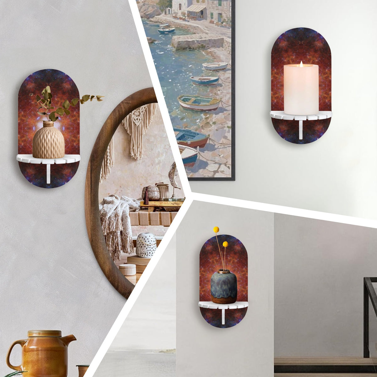 Katerina's Foreverlast Desires Wall Mounted Candle Holder | Ships from USA