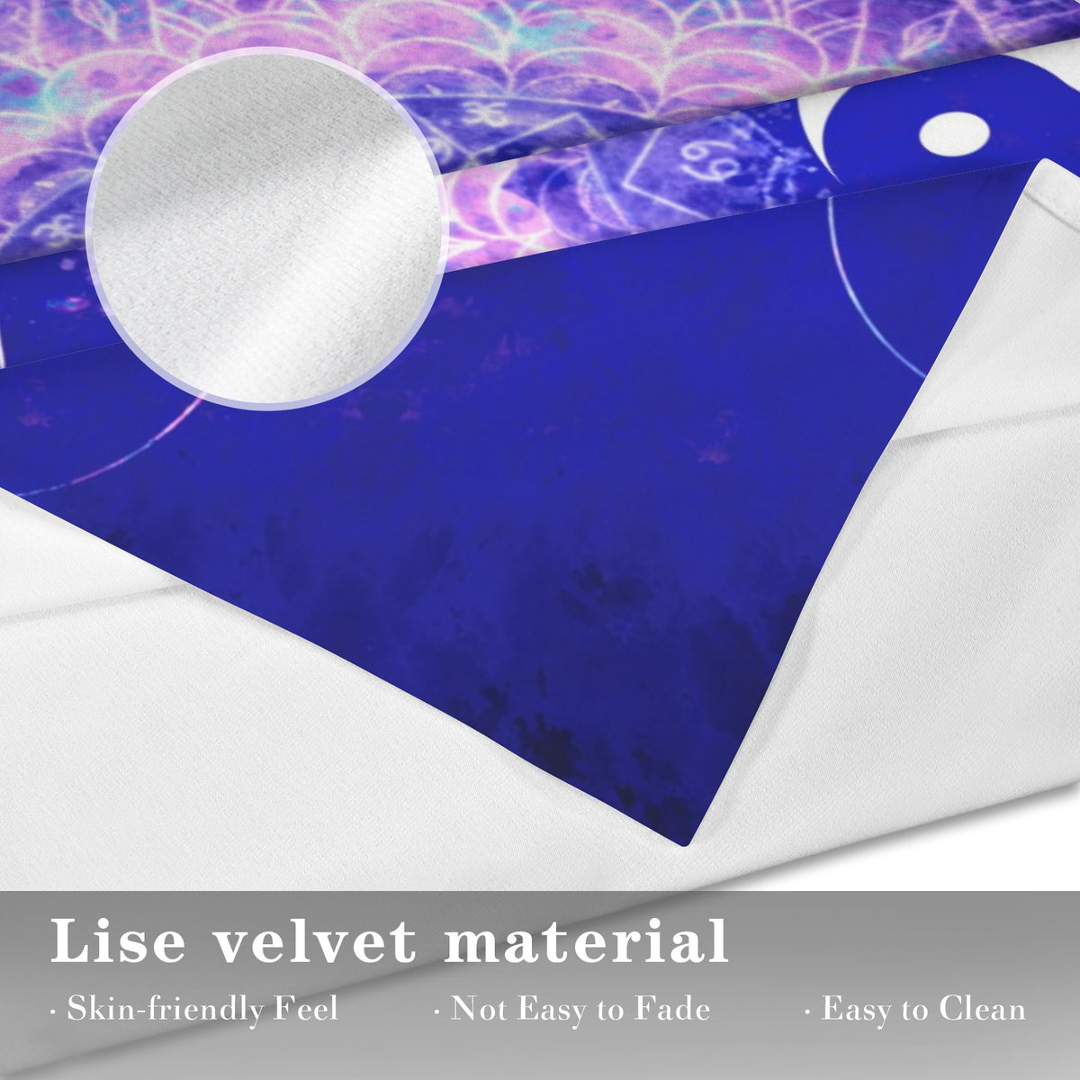 Katerina's Uncertainty in Time & Space Yin Yang Meditations Window Curtain 27.6" x 39.4" ( 1 Piece ) | Ships from USA