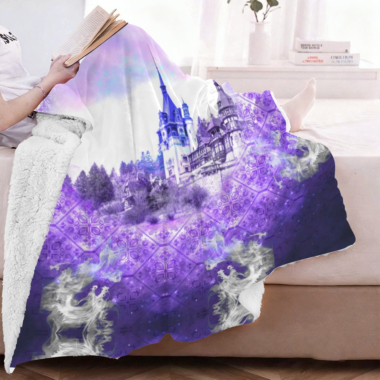 Katerina's We Will Go Home Desires Dragoness Dreams Sherpa Fleece Blanket 60" x 80" | Ships from USA