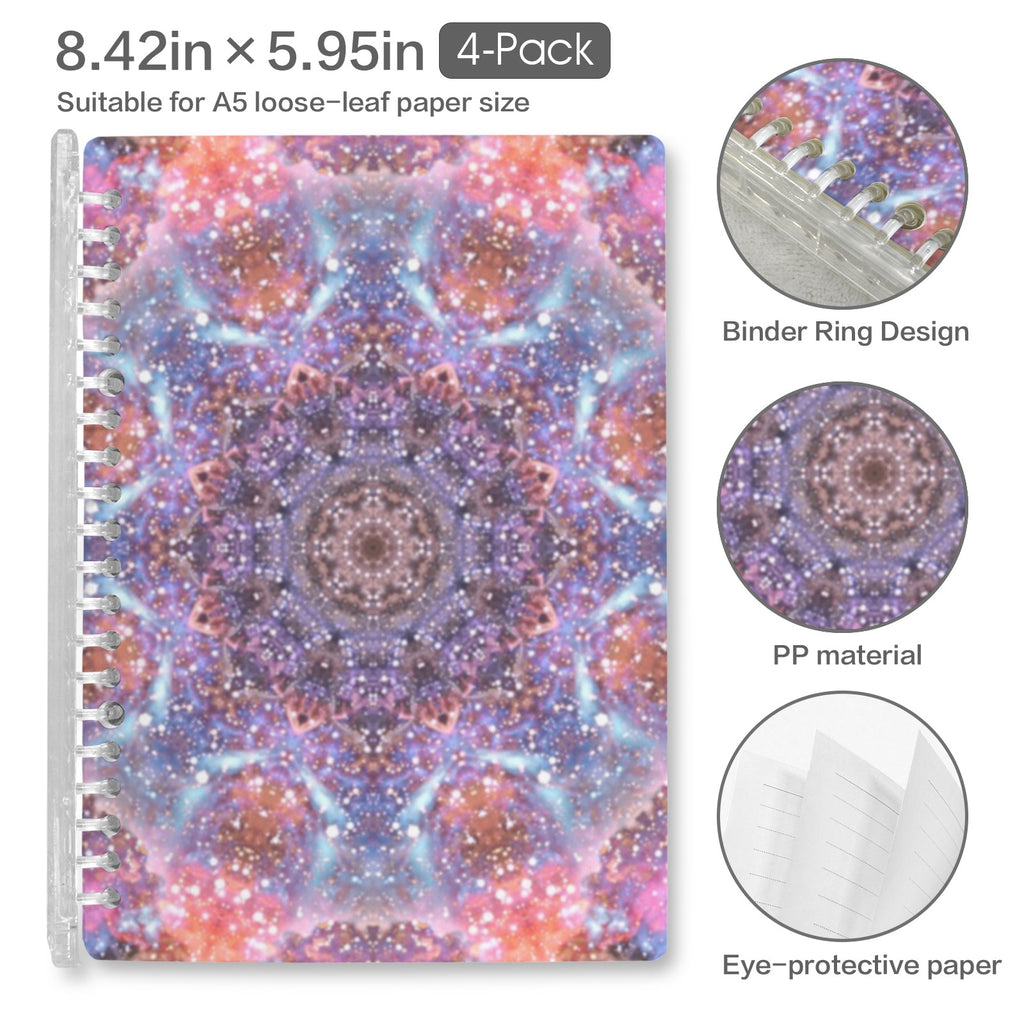 Katerina's Fiesta Desires Loose-Leaf Notebooks ( Cover Print, 4-Pack ) | Ships from USA