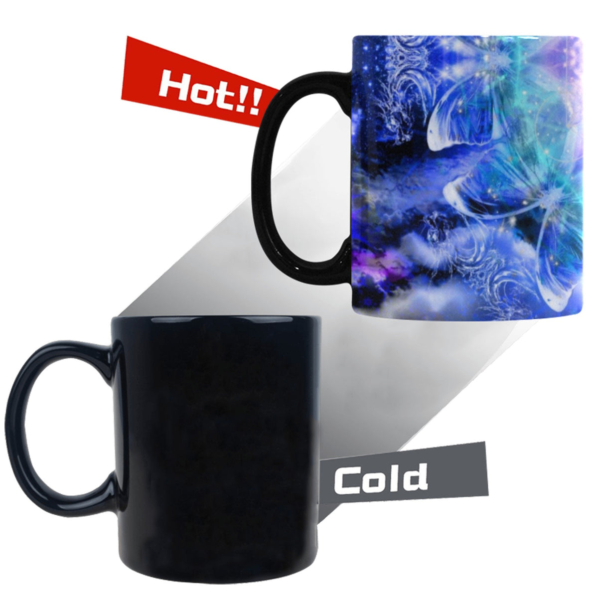 Amen Jin's Katerina's Eros & Psyche Metamorphosis Meditations Custom Morphing Mug(11OZ)(Made in USA)