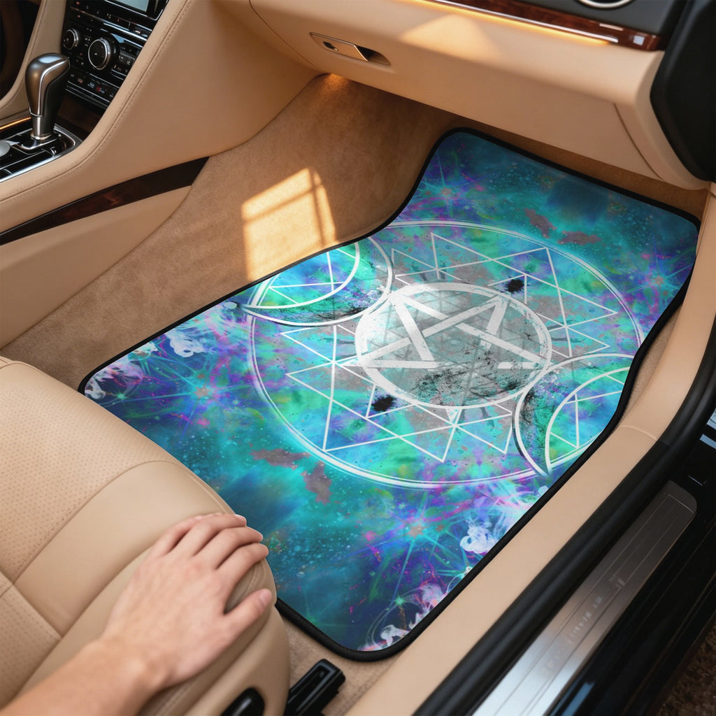 Katerina's Now and Forever Triple Goddess Meditations 4-Piece Car Floor Mats （Customized Separately）| Ships from USA
