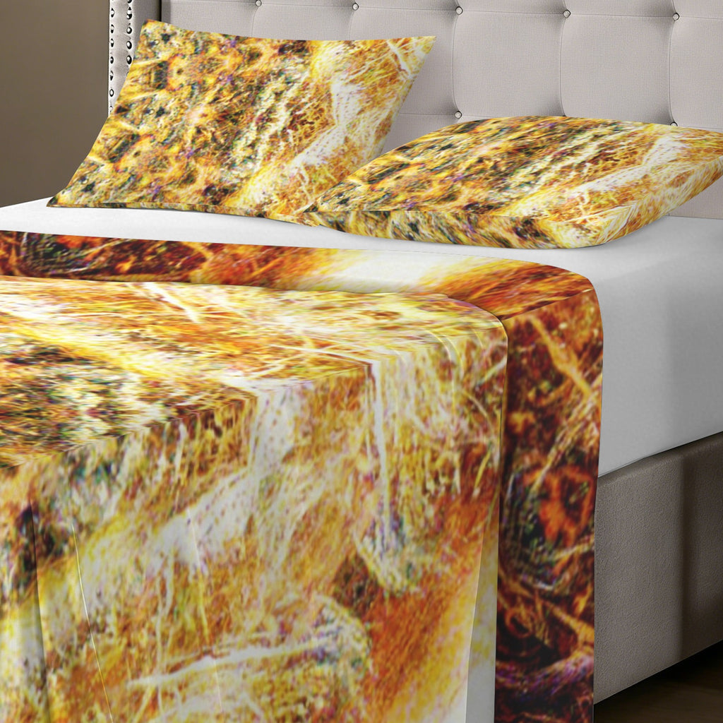 Katerina's Jupiter Desires 3-Piece Bedding Set (Bed Sheet + Pillowcases)  | Ships from USA