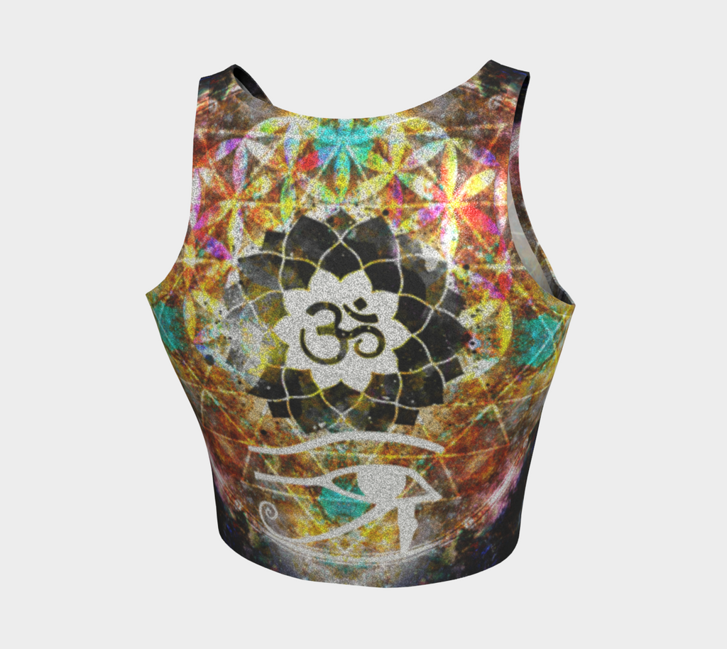 Amen Jin's Breathe Again Fairy Om Meditations Athletic Crop Top