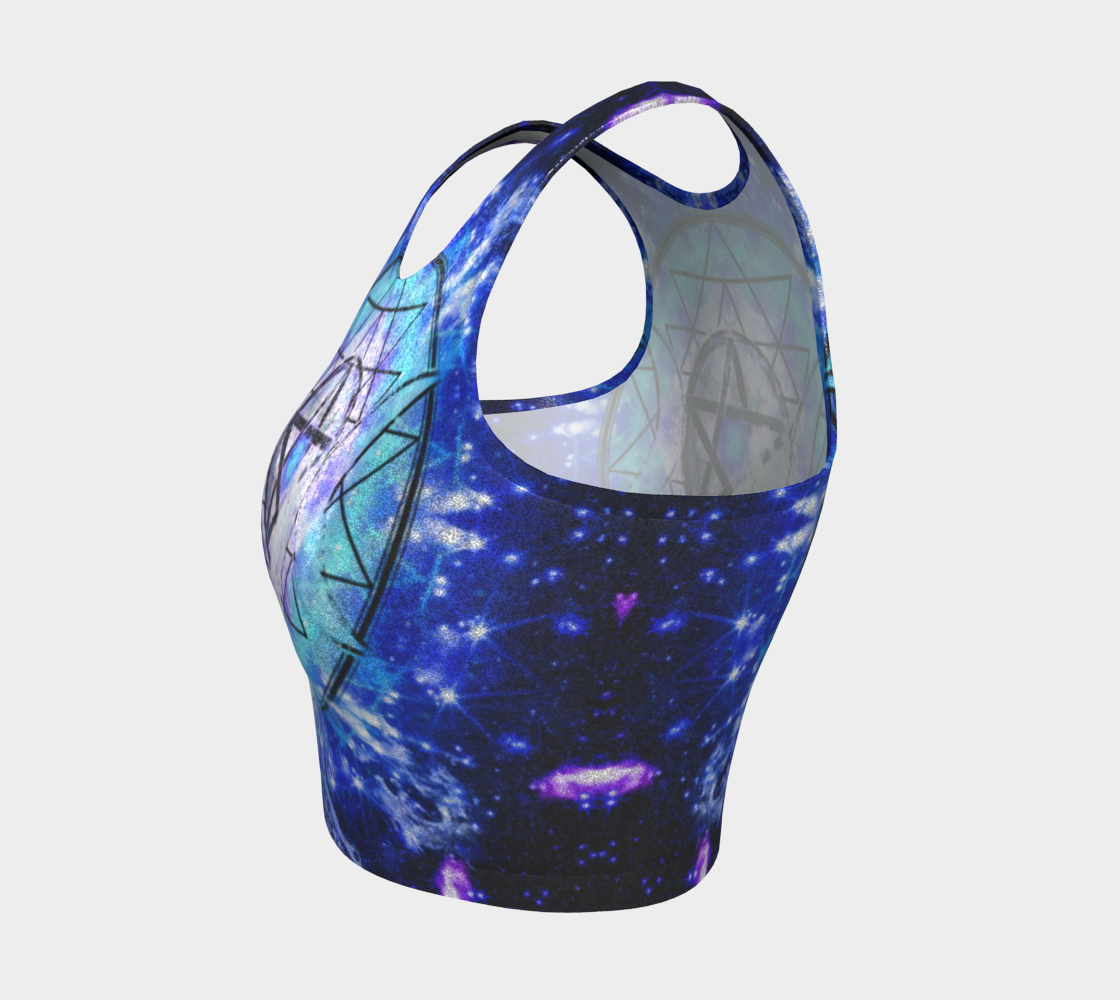 Amen Jin's Katerina's Eros & Psyche Magickal Awakening Meditations Athletic Crop Top