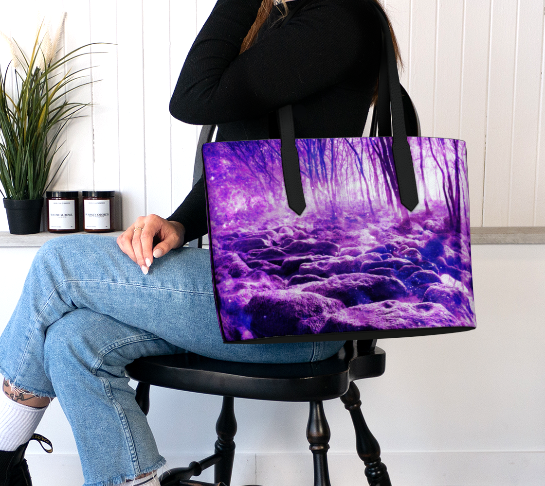 Sahasrara Clearing in the Forest Dreams Vegan Tote