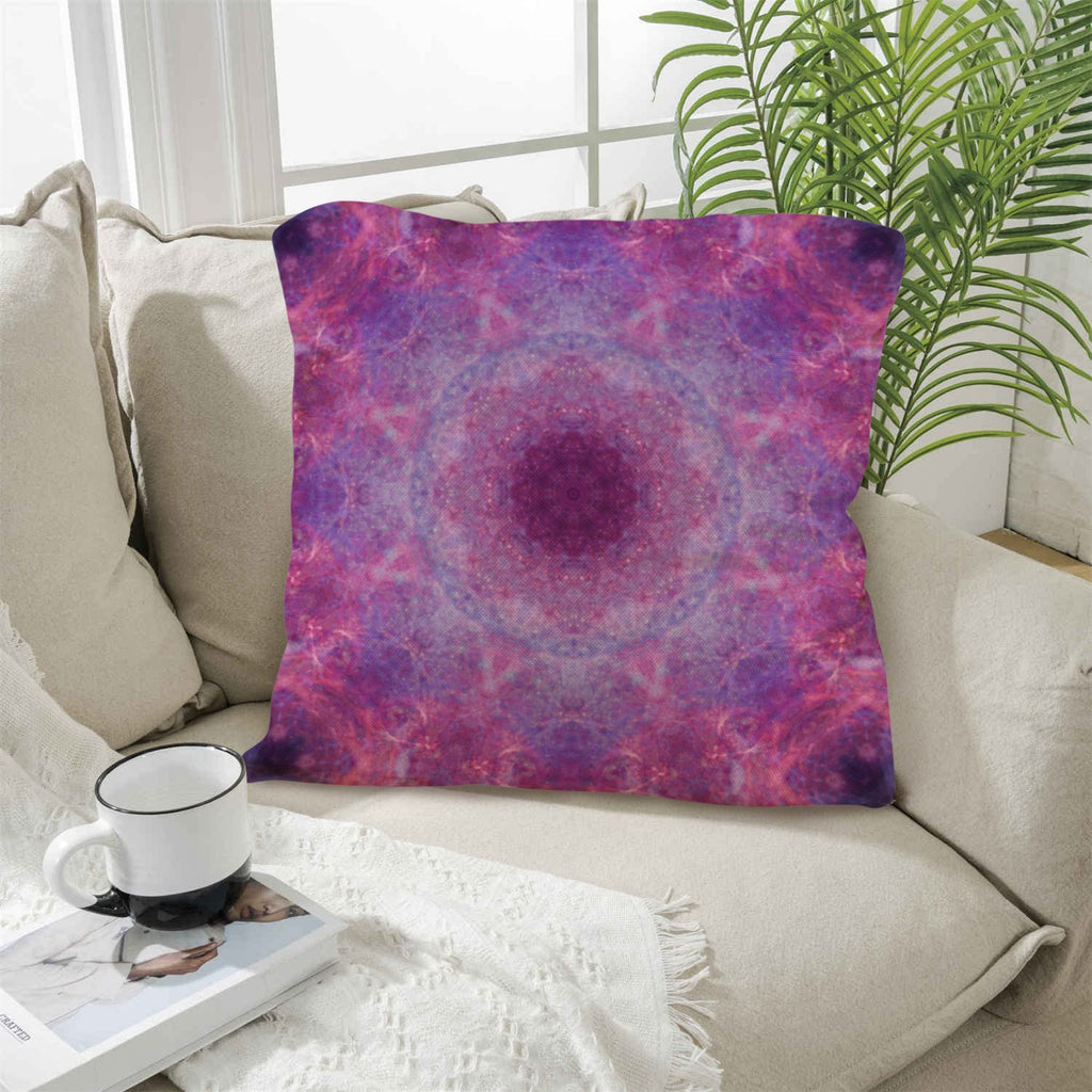 Katerina's Angelus Everlasting Desires Linen Throw Pillow 18" x 18" ( 1 Piece ) | Ships from USA