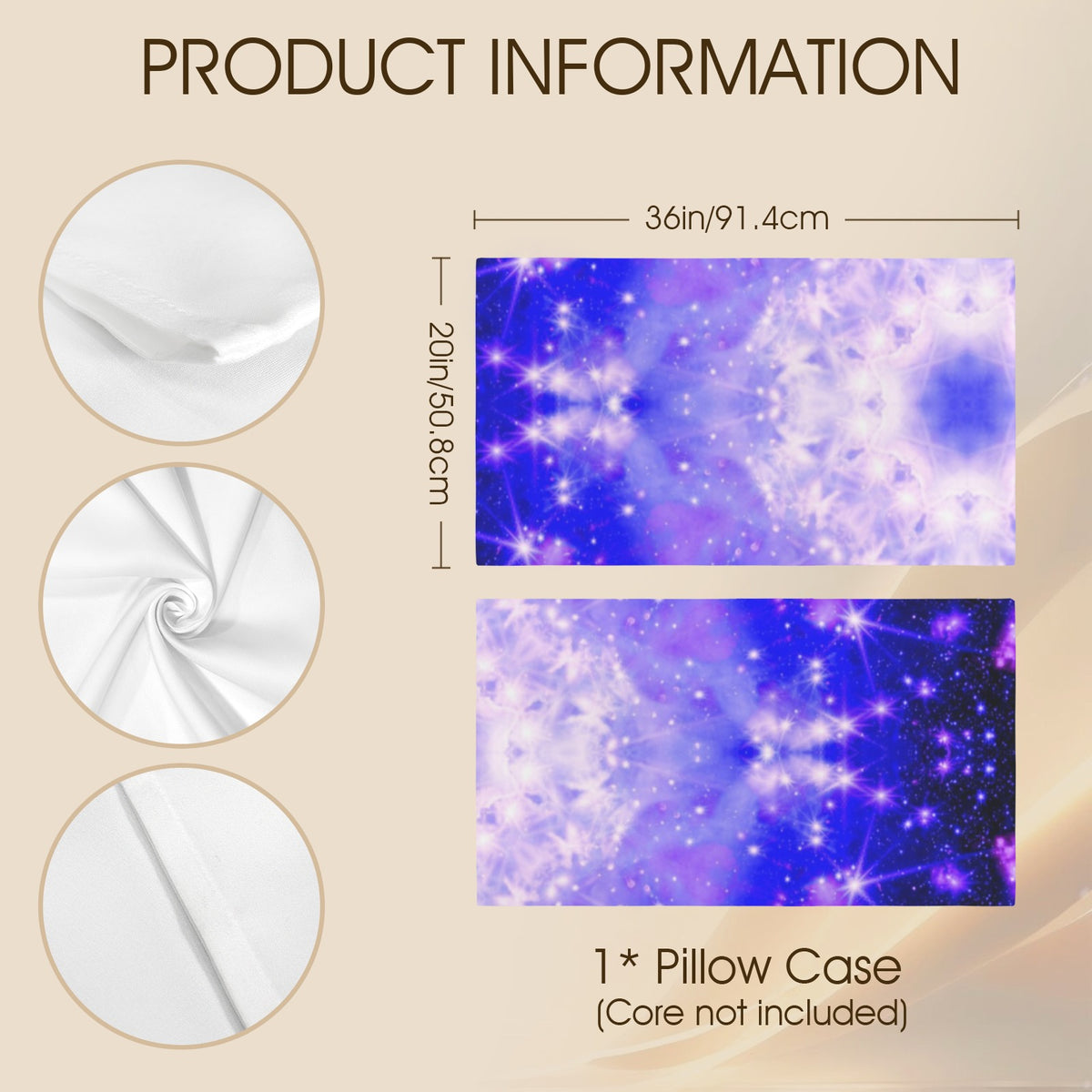 Katerina's Psyche Desires Pillow Case 36" x 20"  | Ships from USA