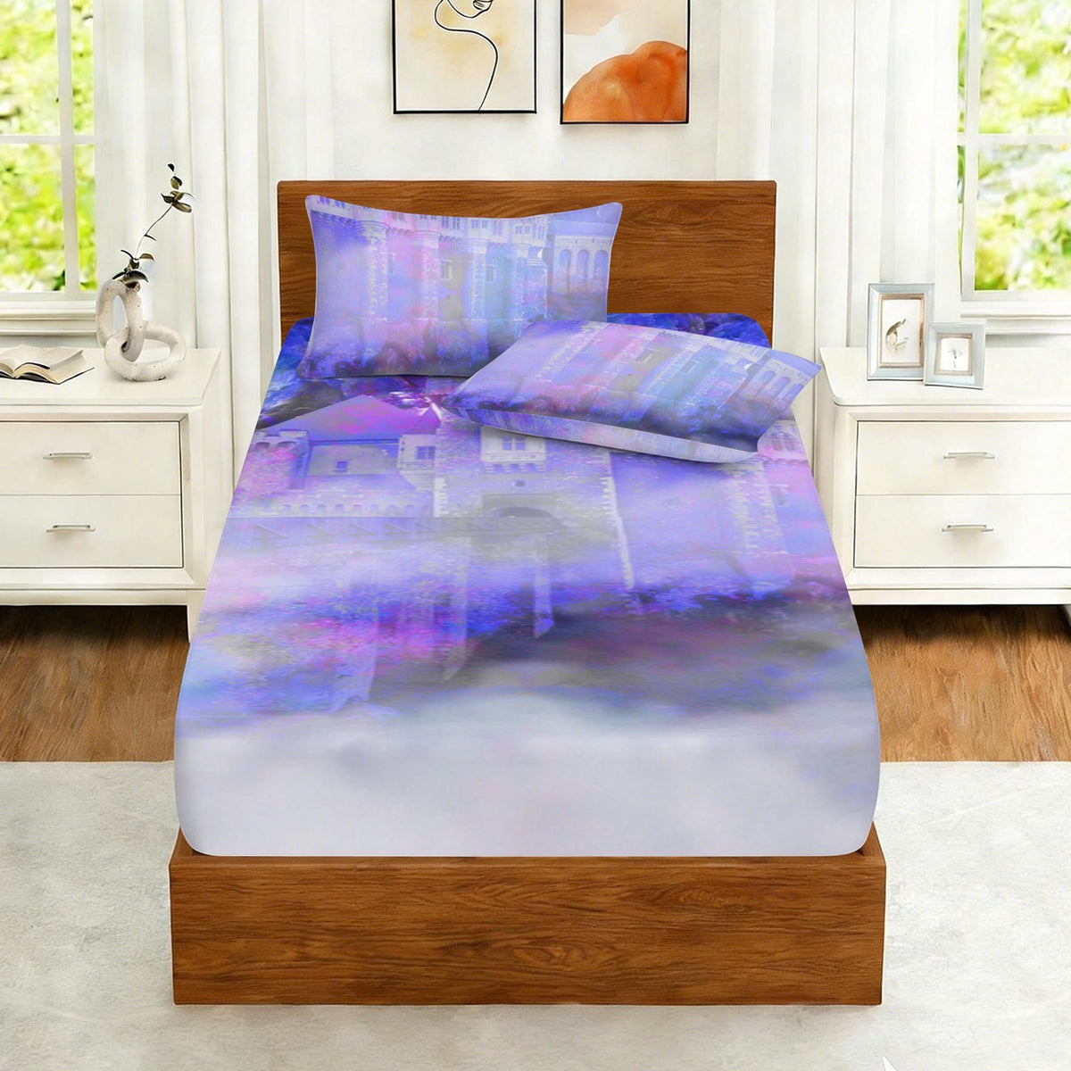 Katerina's I Will Come Again Translyvanian Desires Twin Bedding Set (Fitted Sheet + Pillowcases) | Ships from USA