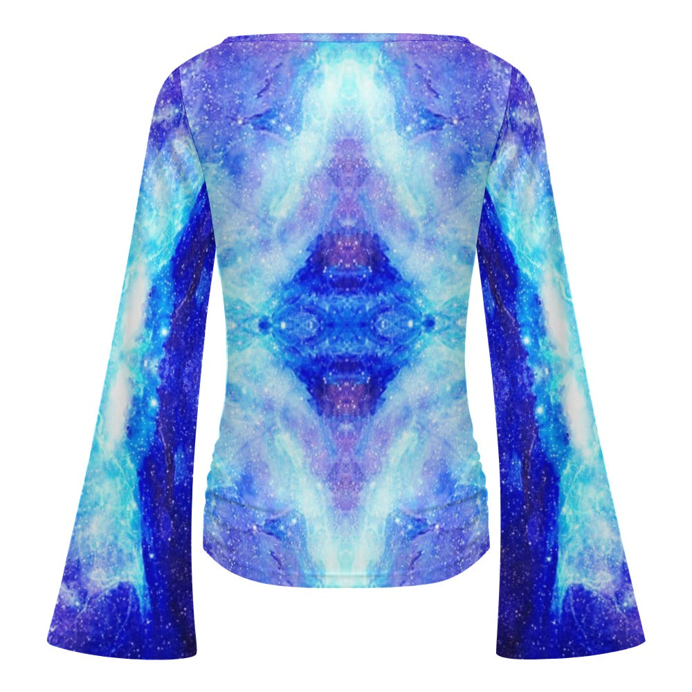 Amen Jin's Heart's Desires Women's Boat Neck Bell Sleeve T-shirt