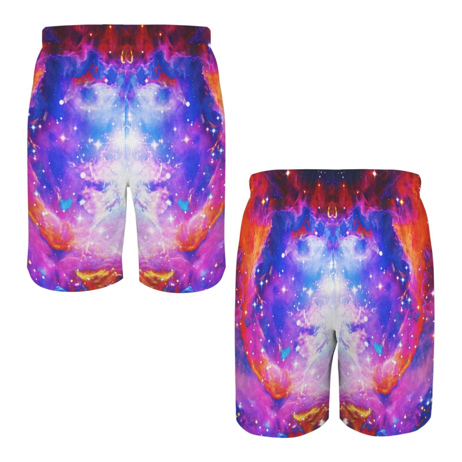 Katerina's Cassandra Desires Men's All Over Print Beach Shorts (Sets 26) | Ships from USA