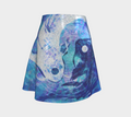 Amen Jin's Lotus Desires Koi Dreams Flared Skirt