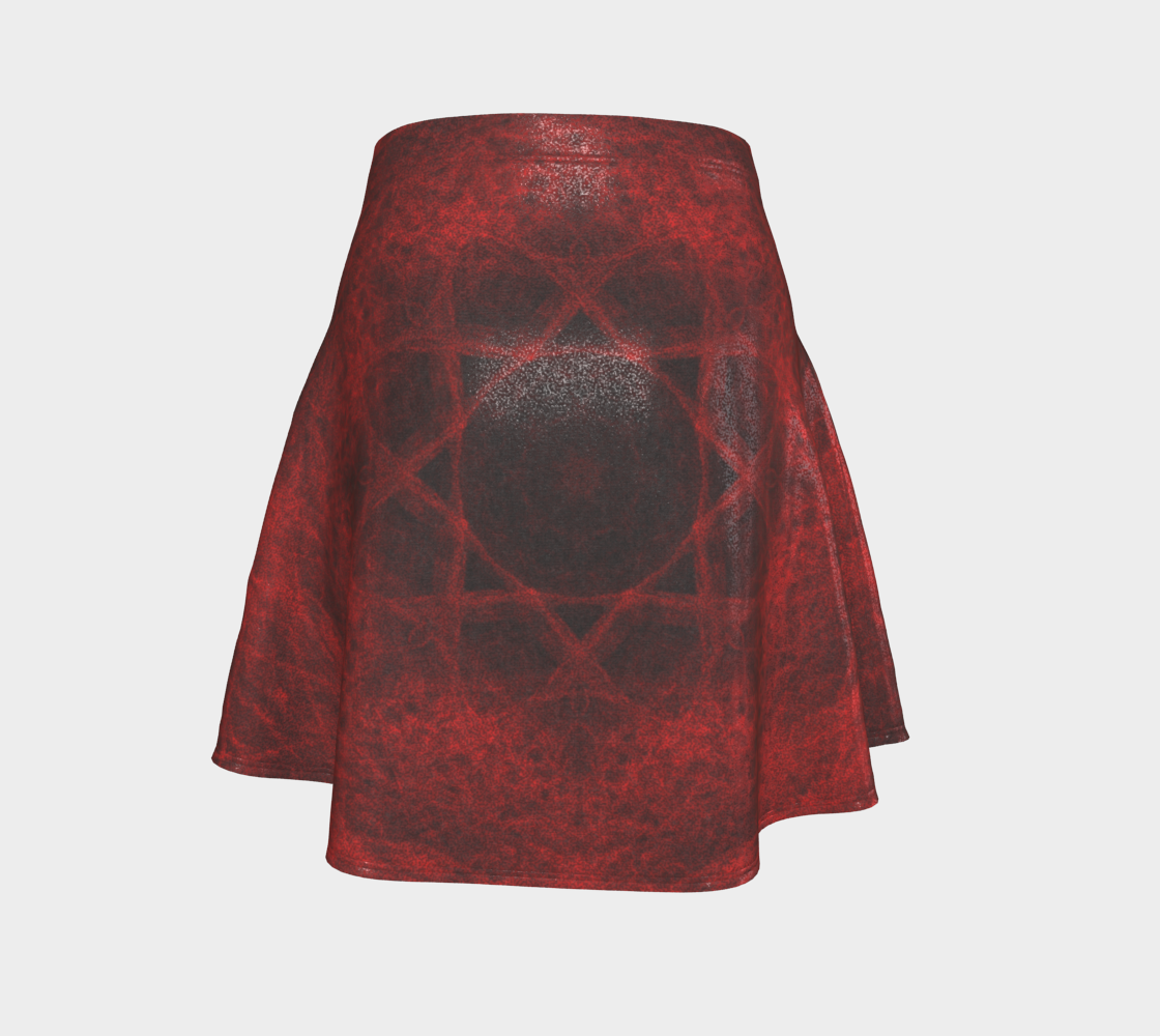 Katerina China Roses Desires Flare Skirt