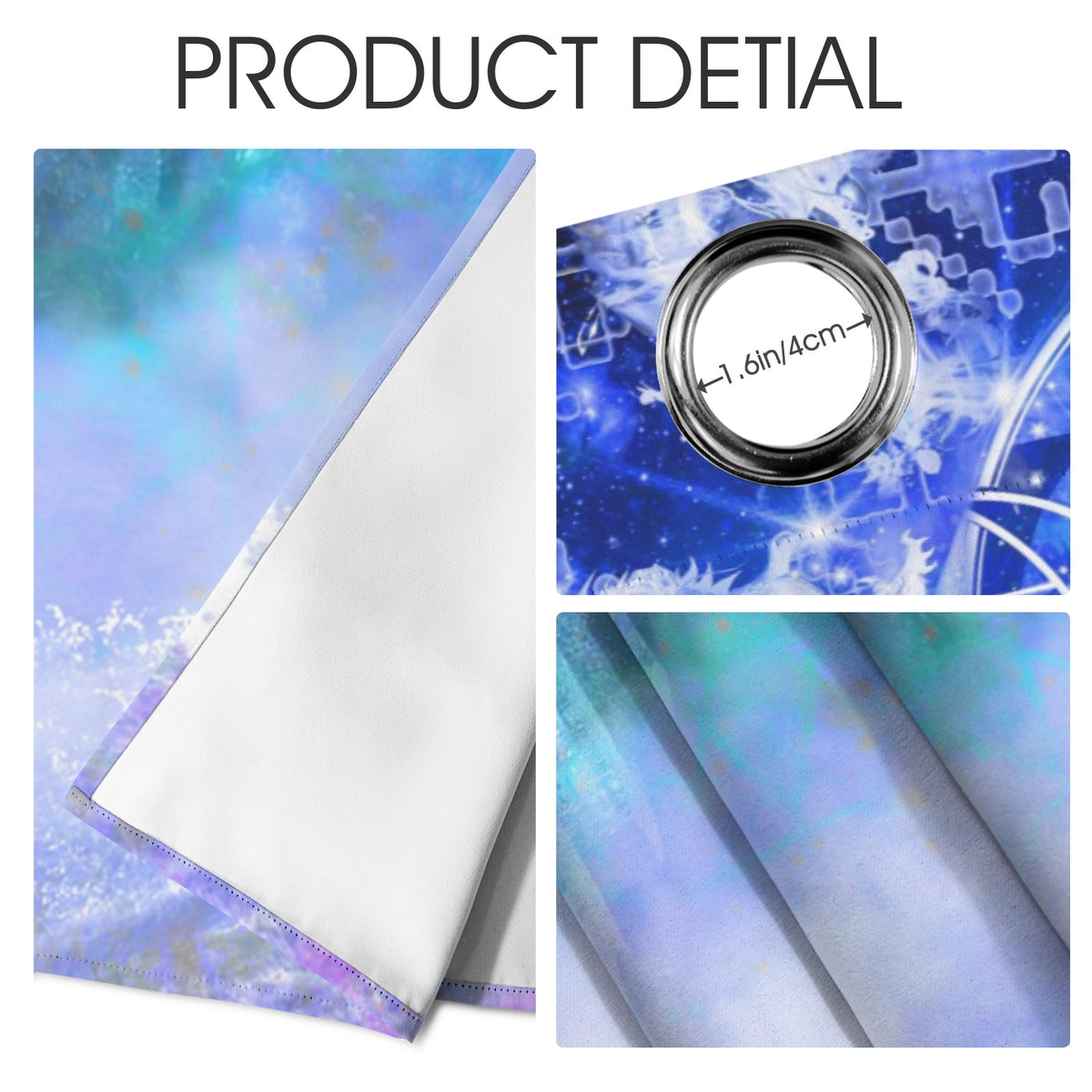 Amen Jin's Katerina's Eros & Psyche Dracularian Meditations Grommet Curtain 42" x 63" ( 1 Piece ) | Ships from USA