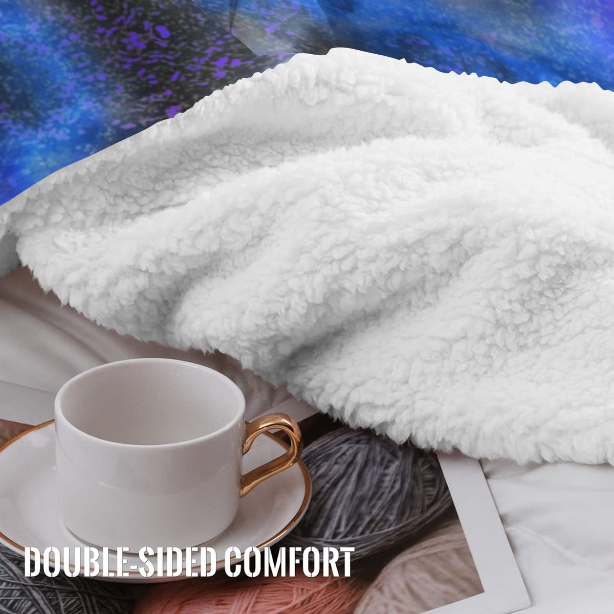 Katerina's Translyvanian Night Dreams Sherpa Fleece Blanket 60" x 80" | Ships from USA