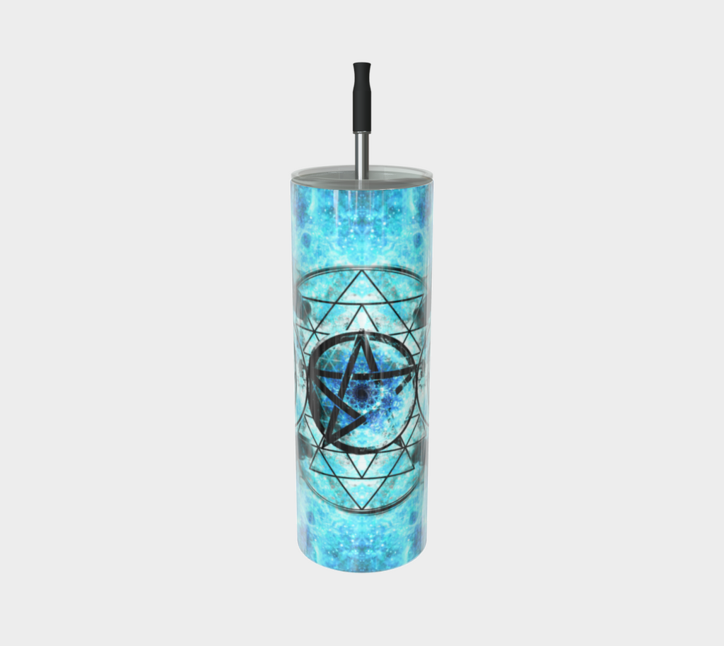 Amen Jin's all the White Horses Triple Goddess Meditations Stainless Steel Tumbler