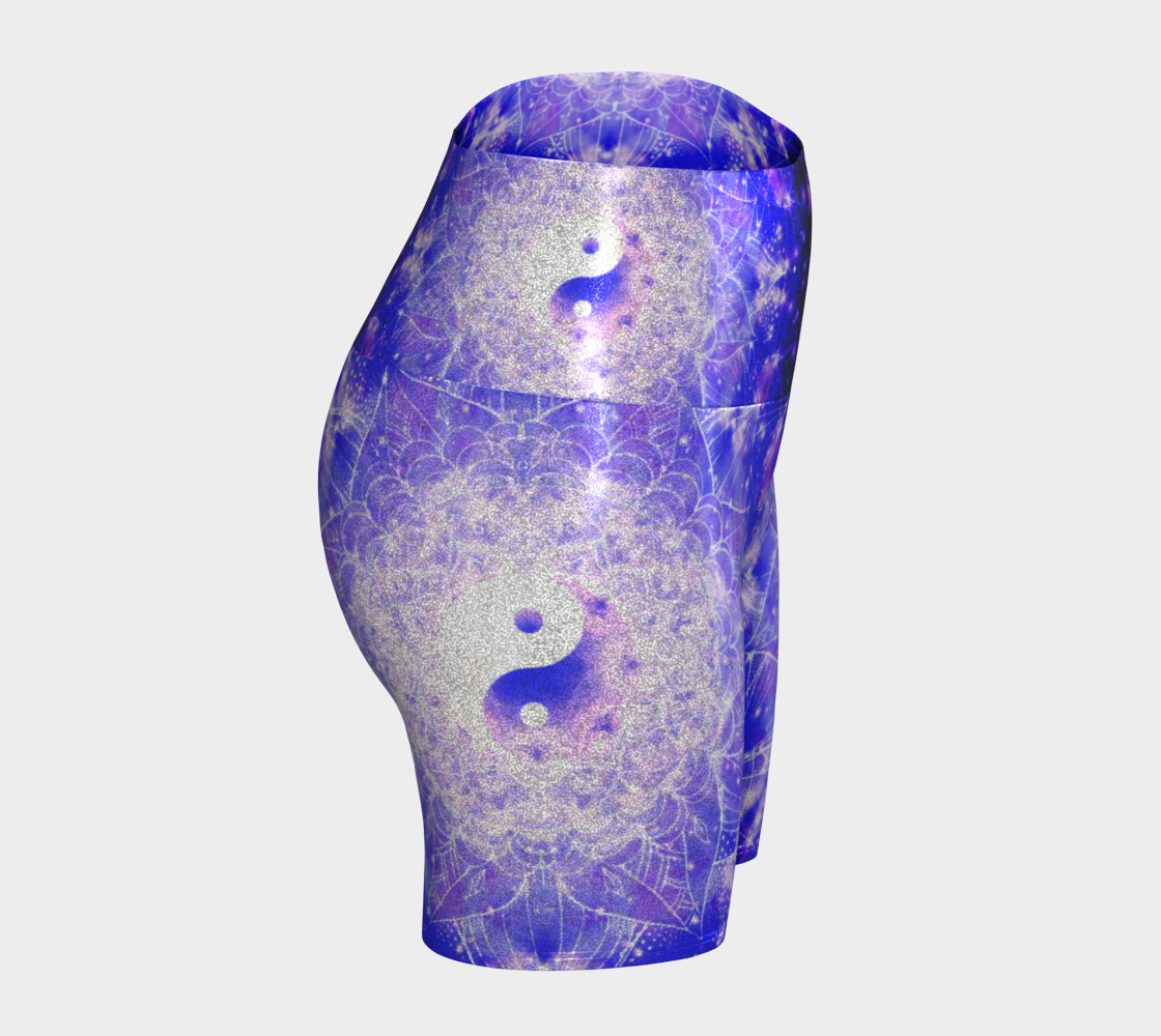 Katerina's Psyche Desires Yin Yang Meditations Yoga Shorts
