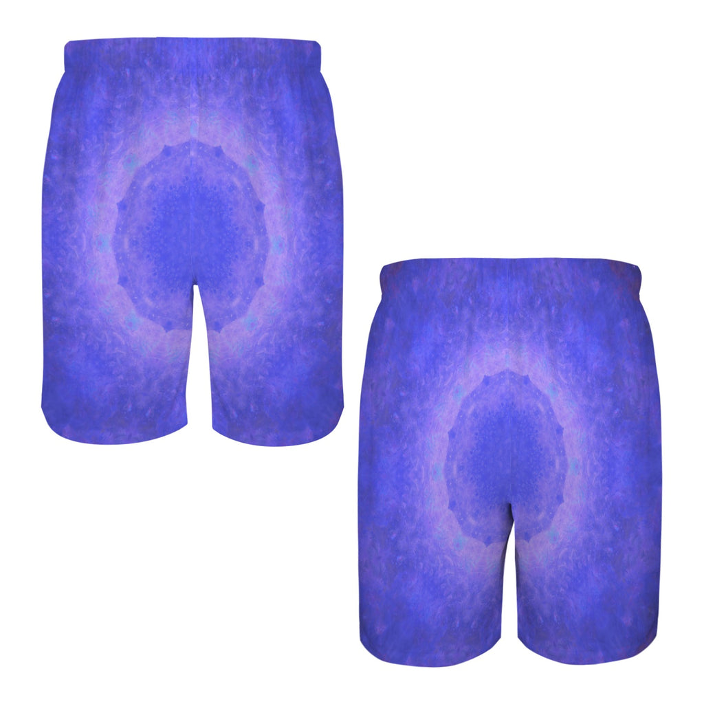 Katerina's Uncertainty in Time & Space Desires Men's All Over Print Beach Shorts (Sets 26) | Ships from USA