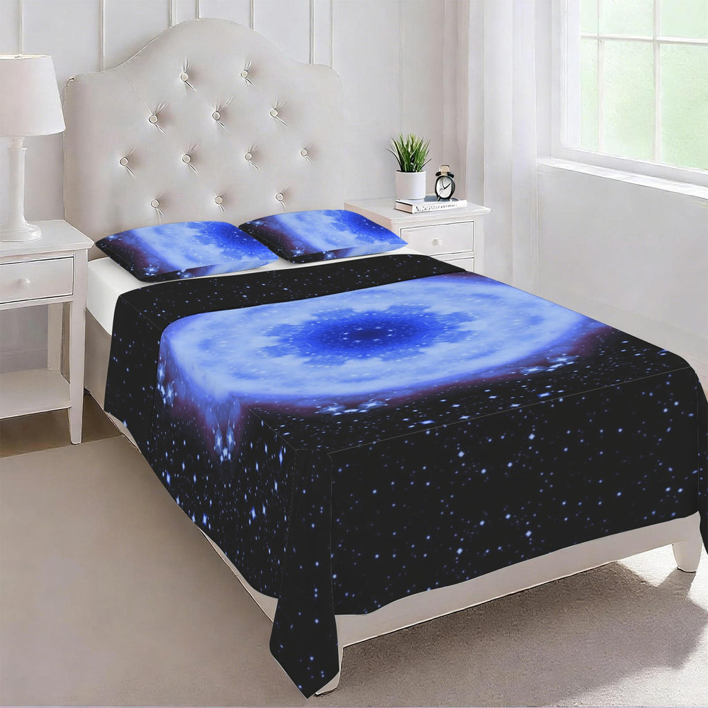 Katerina's Halo Desires 3-Piece Bedding Set (Bed Sheet + Pillowcases)  | Ships from USA