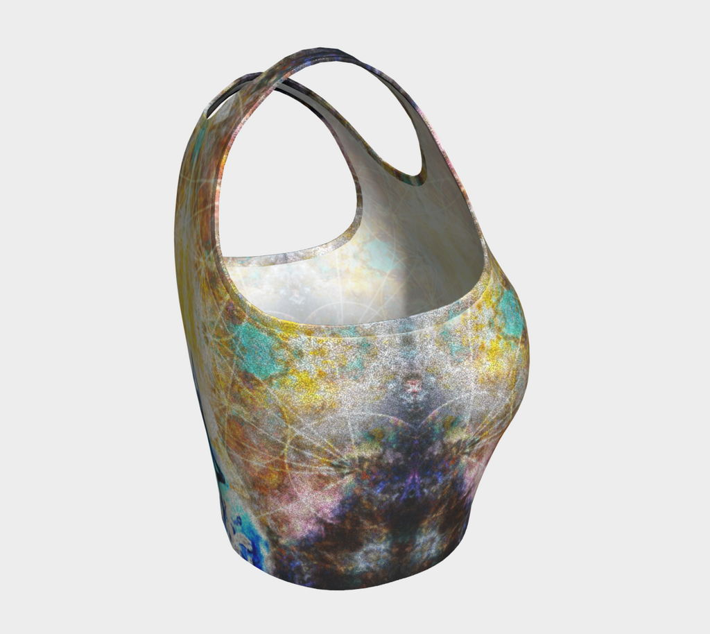 Amen Jin's Breathe Again Parisian Meditations Athletic Crop Top