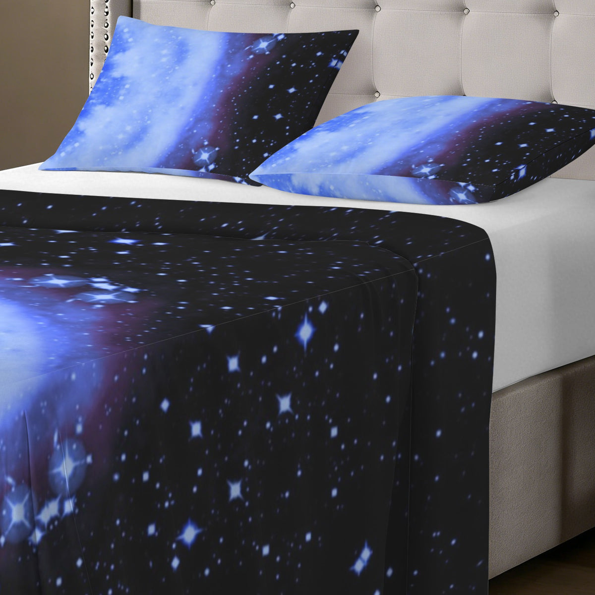 Katerina's Halo Desires 3-Piece Bedding Set (Bed Sheet + Pillowcases)  | Ships from USA
