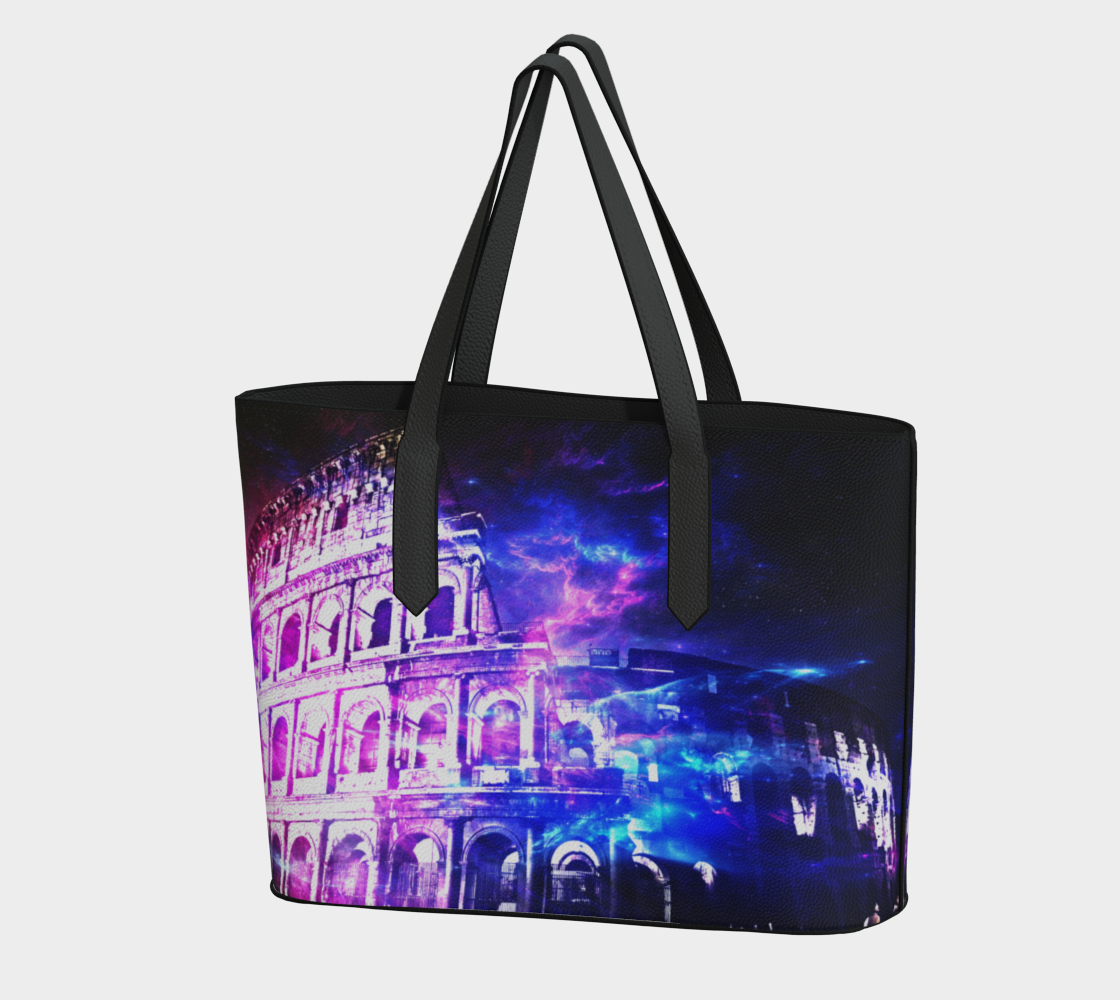 Amethyst Dreams of Roman Patterns Past Vegan Tote