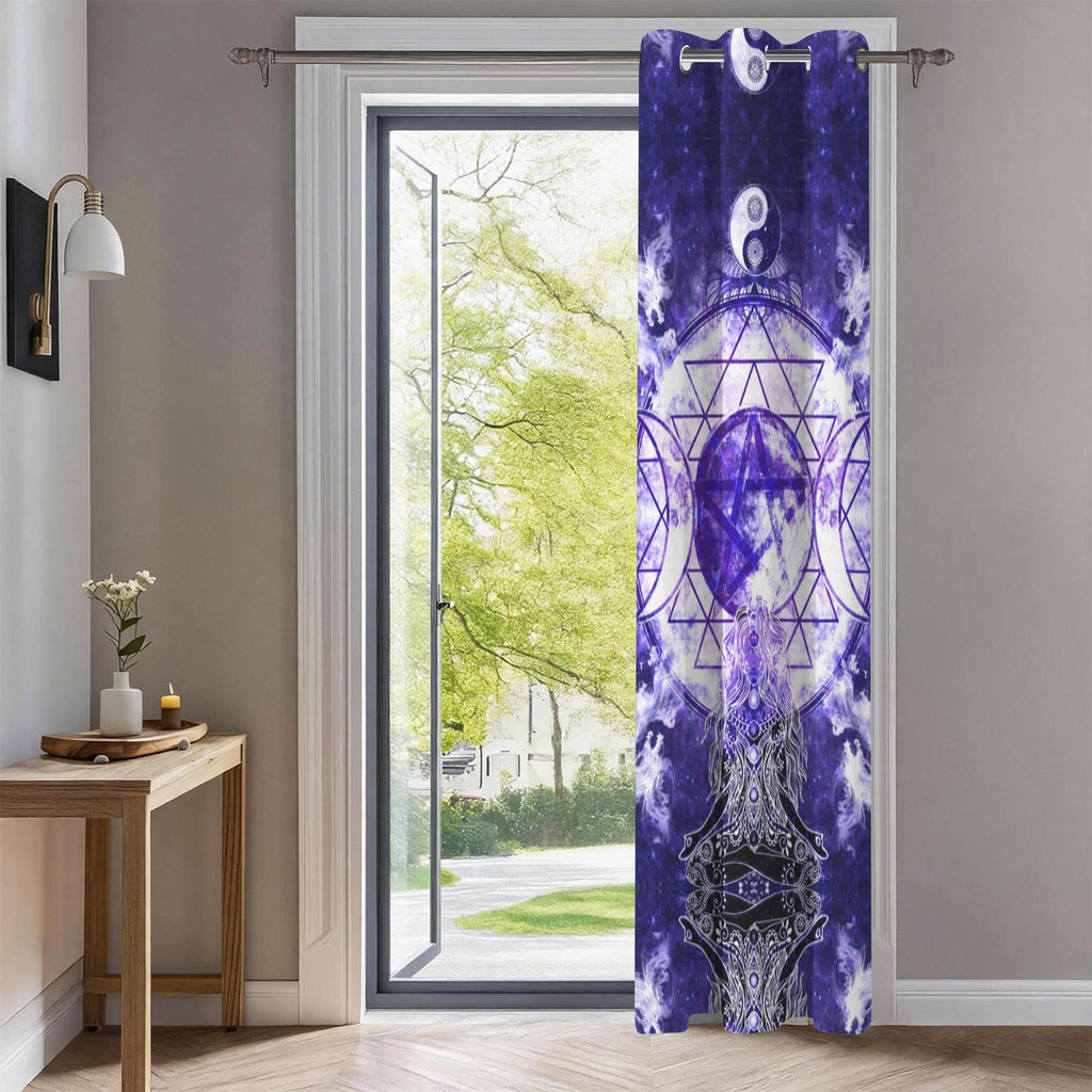 Katerina's Dragon's Eye Magickal Awakening Meditations Grommet Curtain 42" x 84" ( 1 Piece ) | Ships from USA