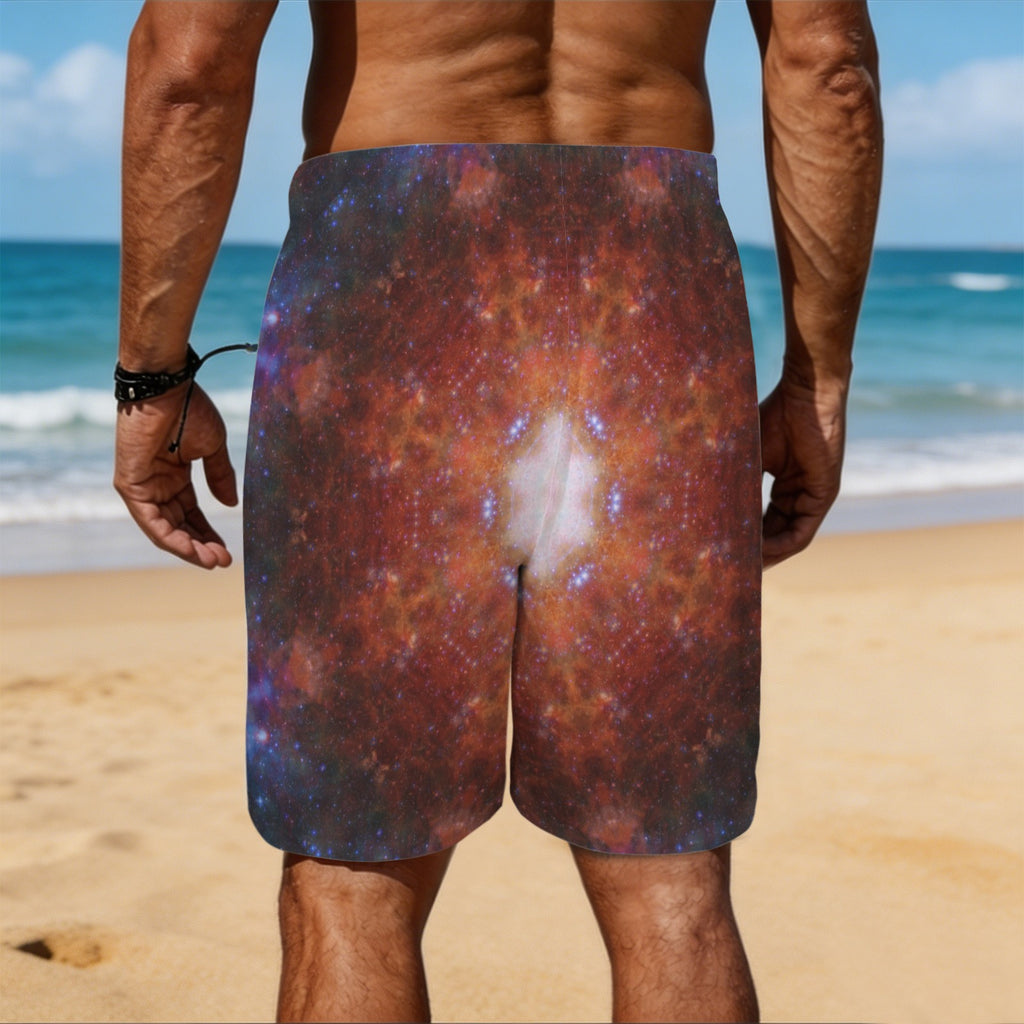 Katerina's Foreverlast Desires Men's All Over Print Beach Shorts (Sets 26) | Ships from USA