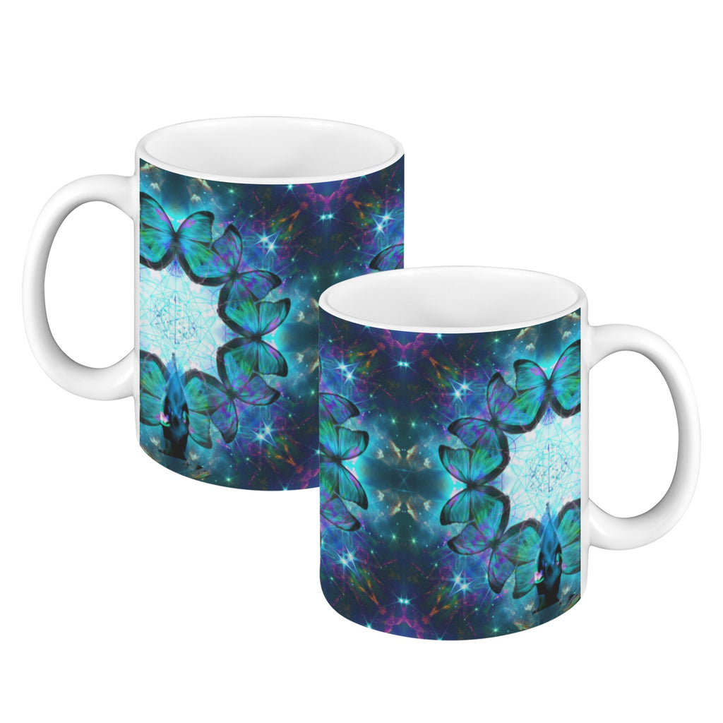 Katerina's Now & Forever Metamorphosis Meditations Custom White Mug(11OZ)(Set of 2) | Ships from USA