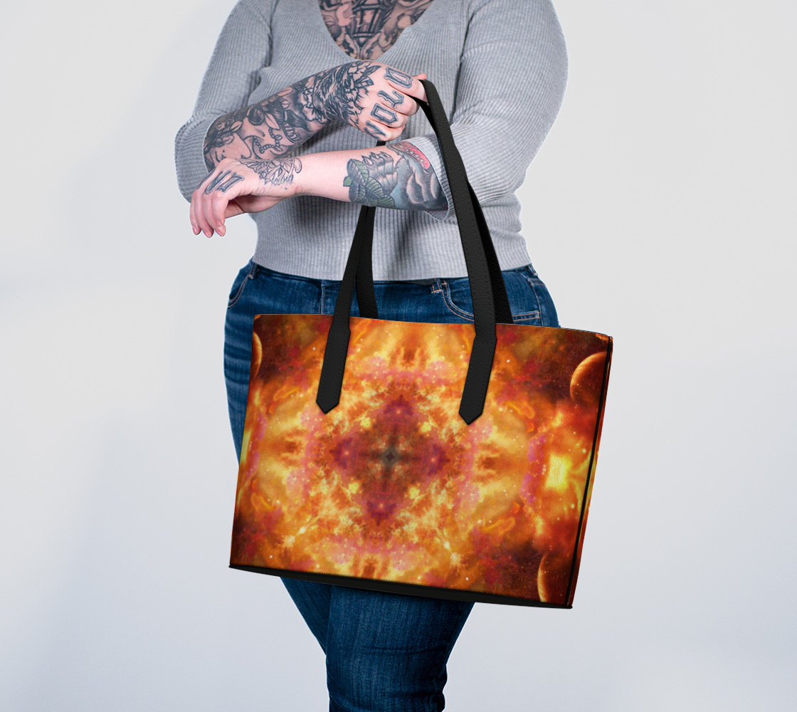 Samhain Night Desires Vegan Leather Tote Bag