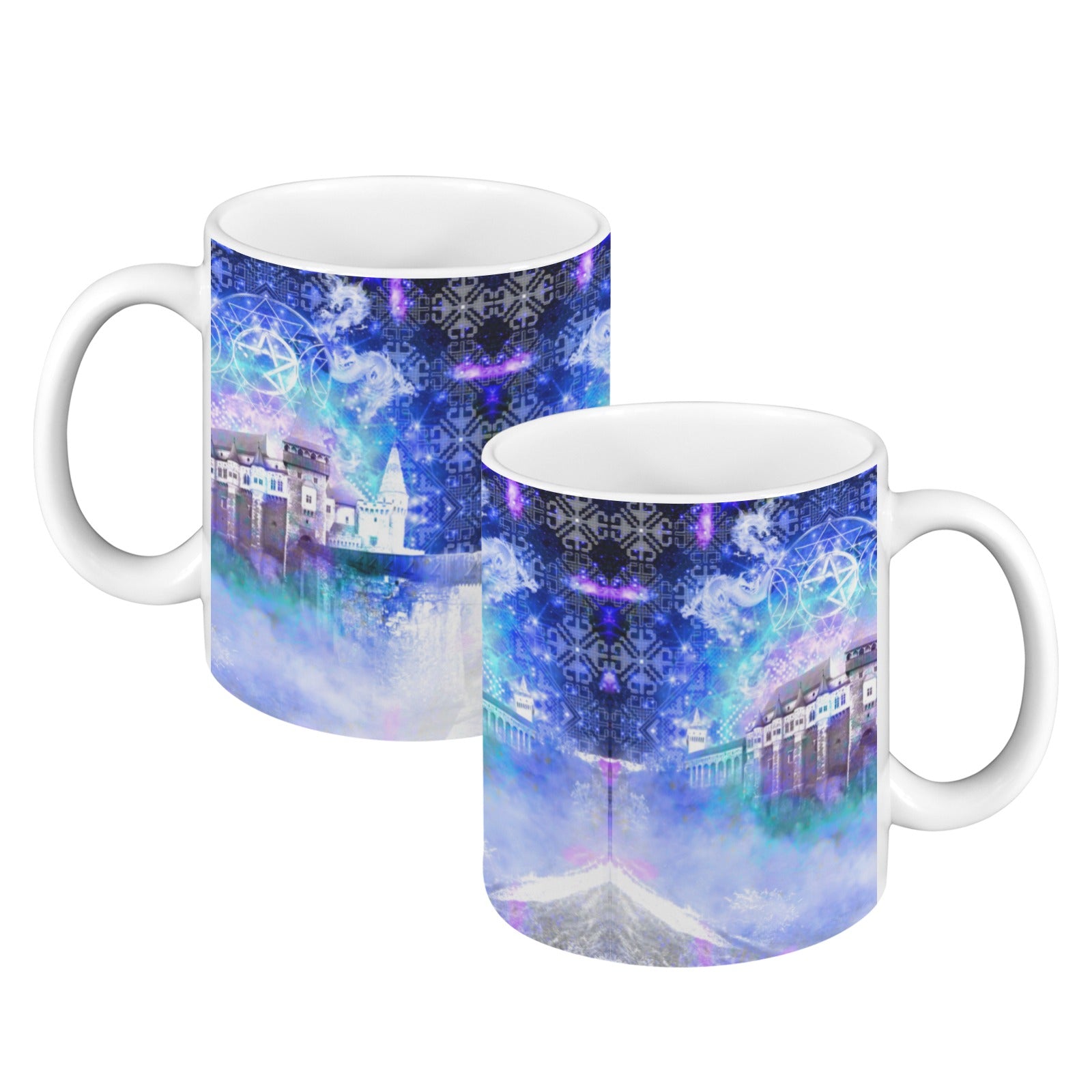 Amen Jin's Katerina's Eros & Psyche Dracularian Meditations Custom White Mug(11OZ)(Set of 2) | Ships from USA
