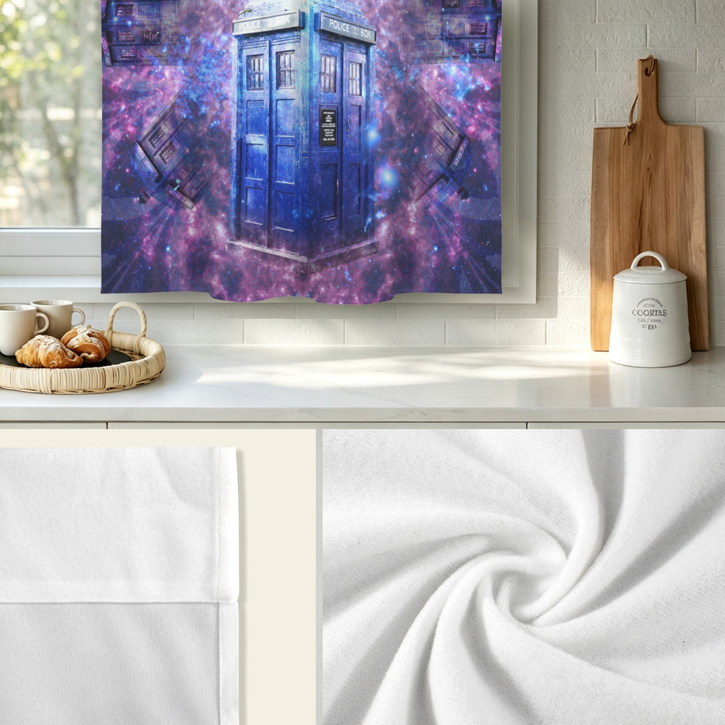 Katerina's Through Time & Space Doctor Desires Window Curtain 52" x 63" ( 1 Piece ) | Ships from USA