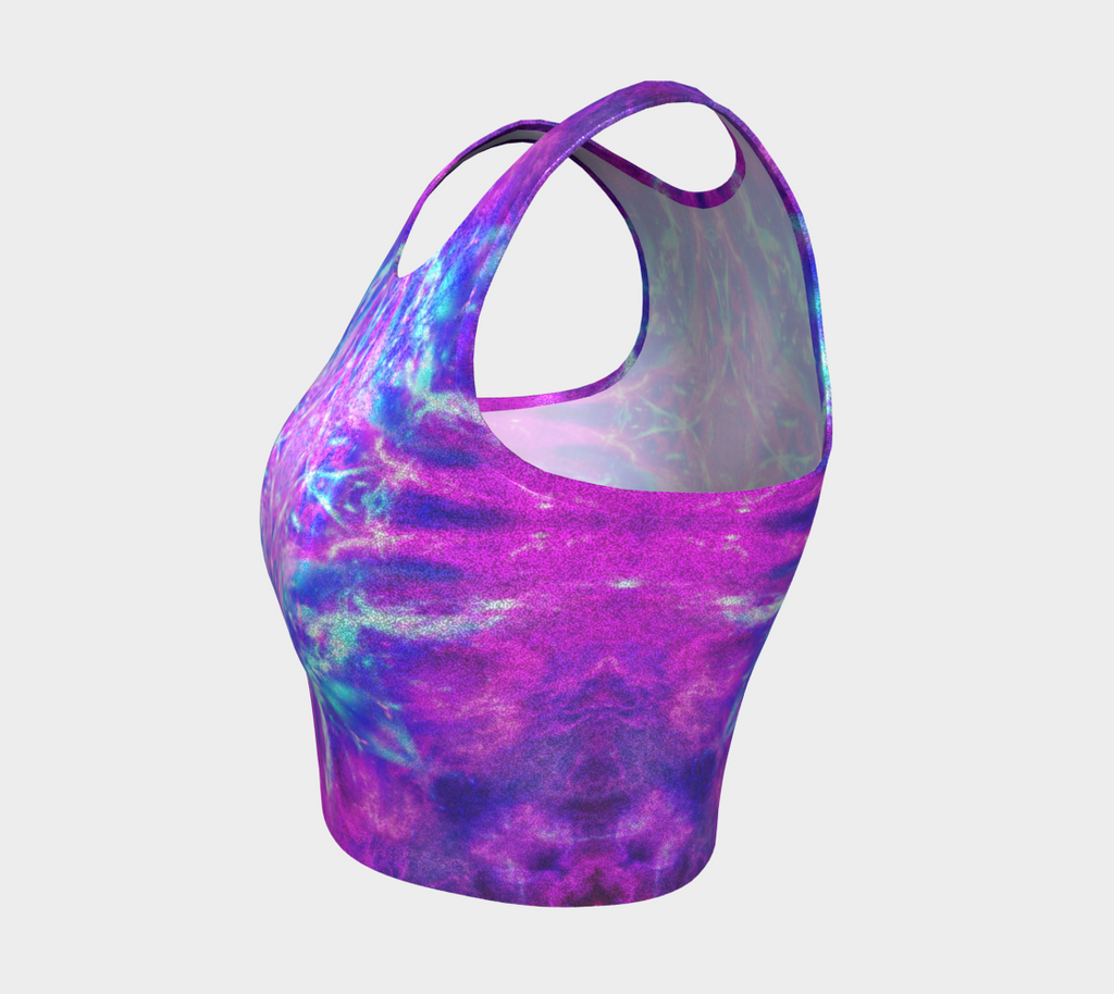 Katerina's Amethyst Dreams Desires Athletic Crop Top