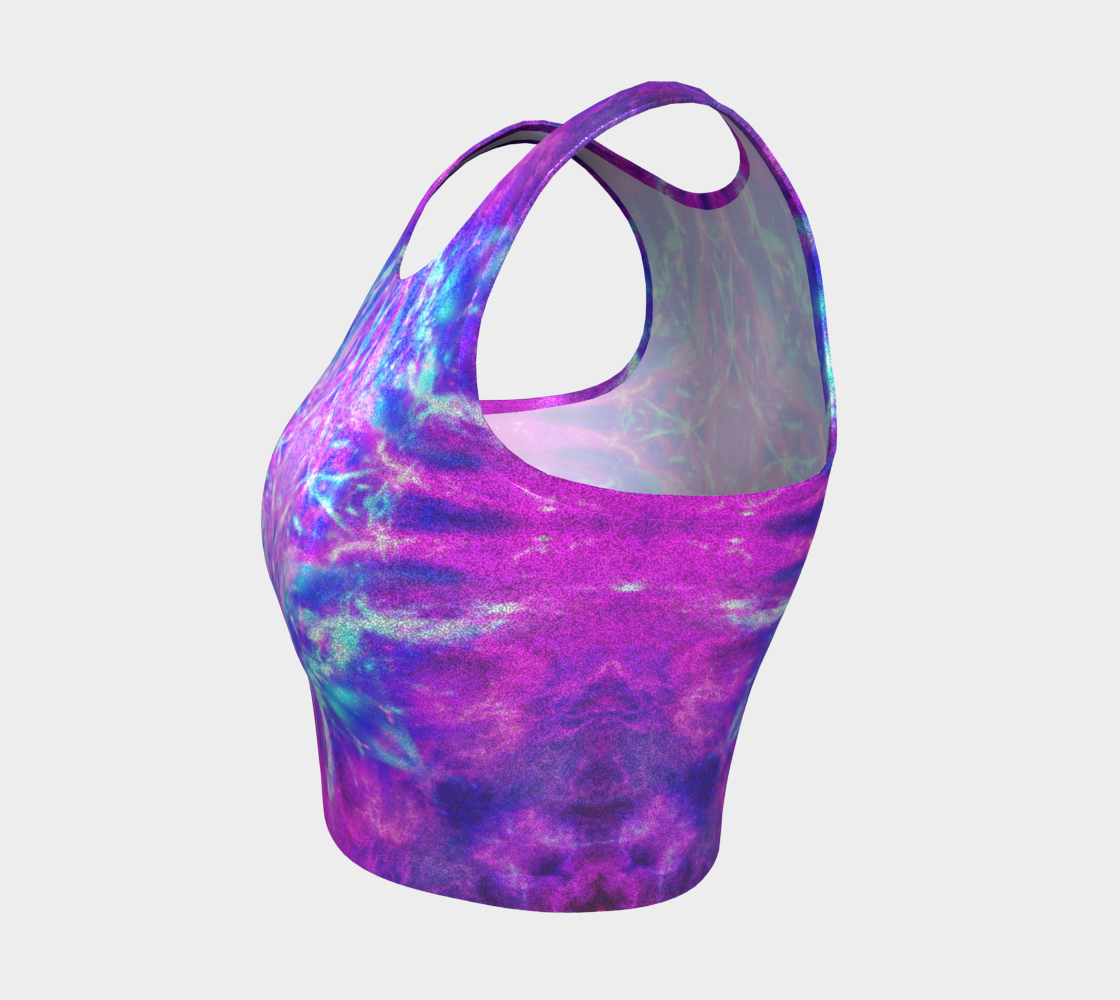 Katerina's Amethyst Dreams Desires Athletic Crop Top