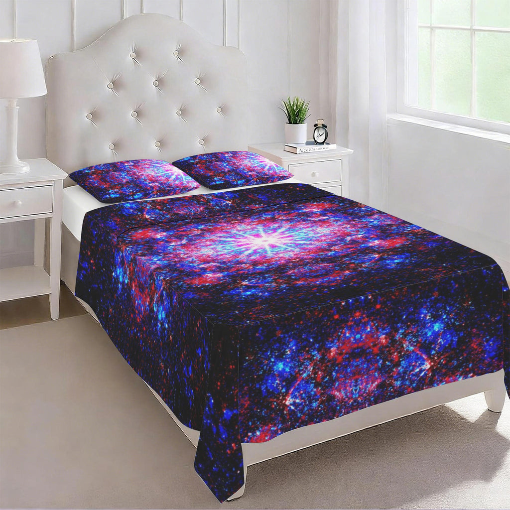 Katerina's Founder's Desires 3-Piece Bedding Set (Bed Sheet + Pillowcases)  | Ships from USA