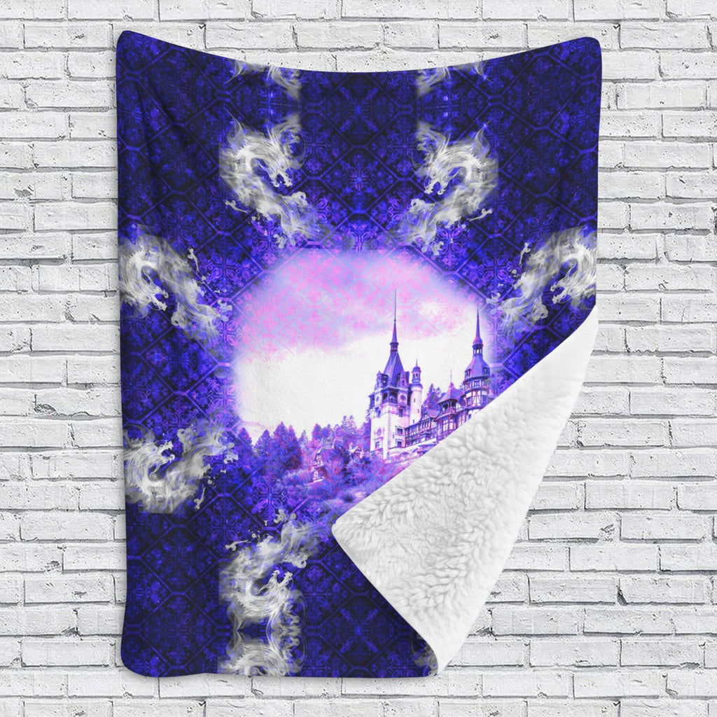 Katerina's Dragon's Eye Desires  Dragoness Dreams Sherpa Fleece Blanket 60" x 80" | Ships from USA