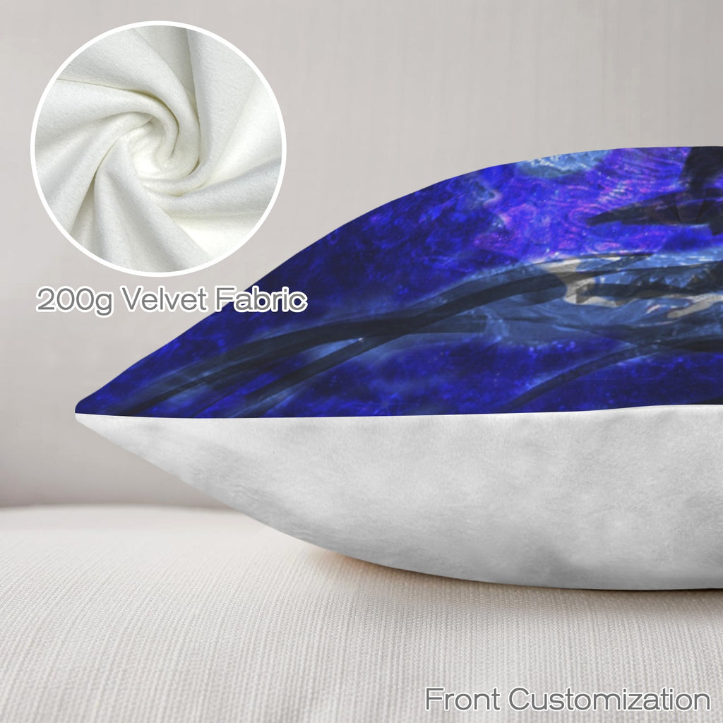 Katerina's Dragon's Eye Koi Desires Custom Pillow Cases 18" x 18" (2-Pack) | Ships from USA