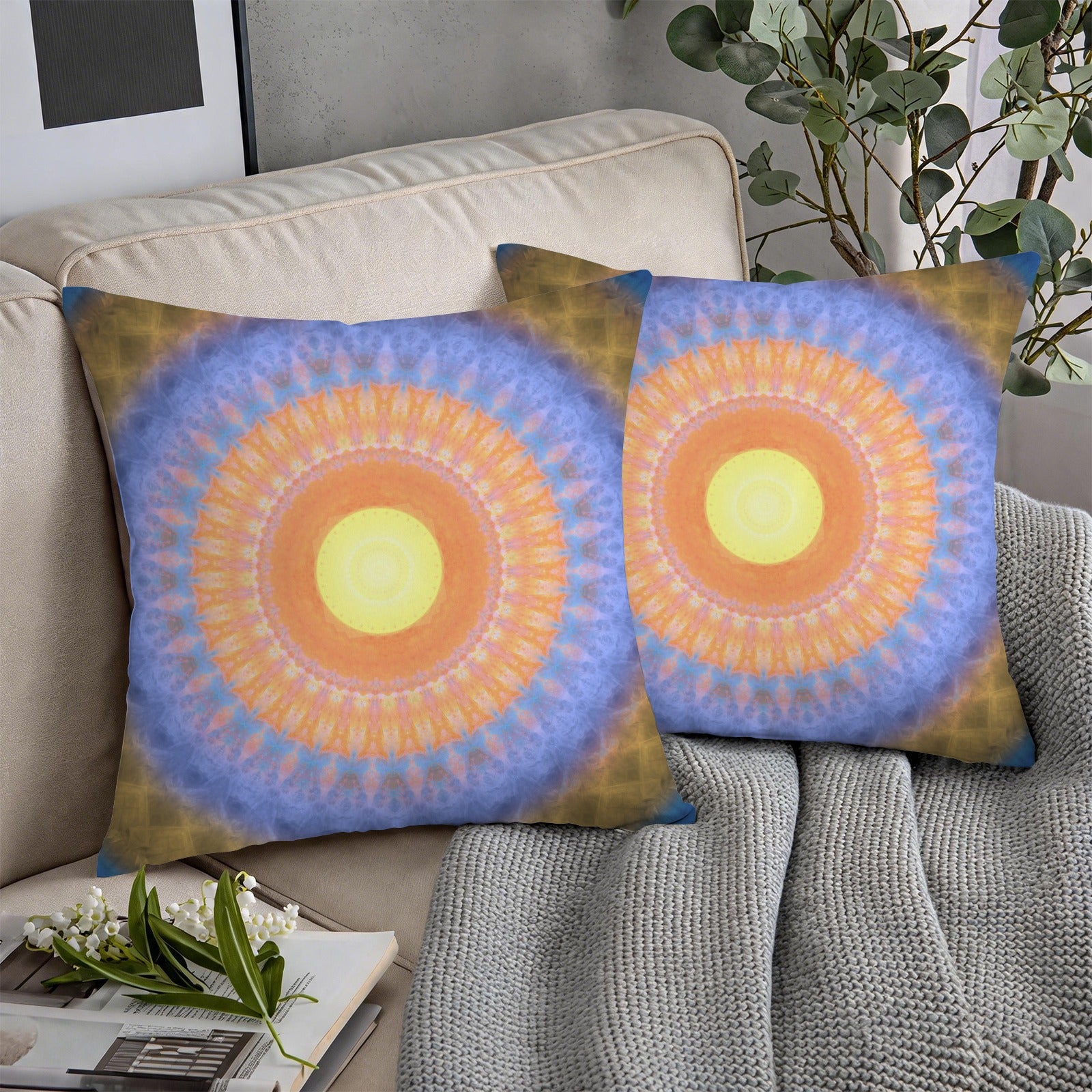 Katerina's Love Will Never Die Desires Custom Pillow Cases 18" x 18" (2-Pack) | Ships from USA