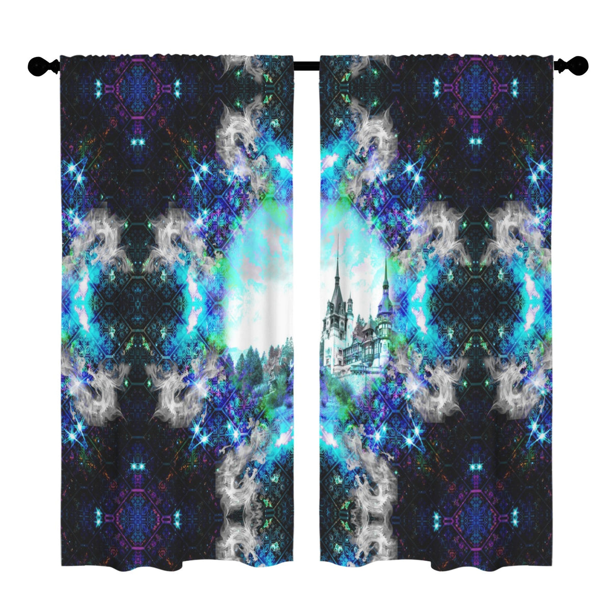 Katerina's Now and Forever Desires Dragoness Dreams Floor-To-Ceiling Curtain 52x84inch | Ships from USA