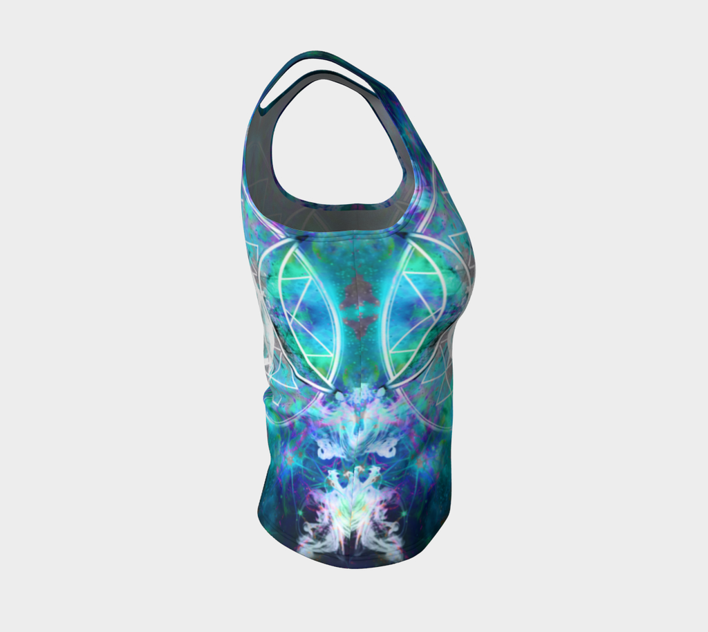 Katerina's Now and Forever Triple Goddess Meditations Fitted Tank Top