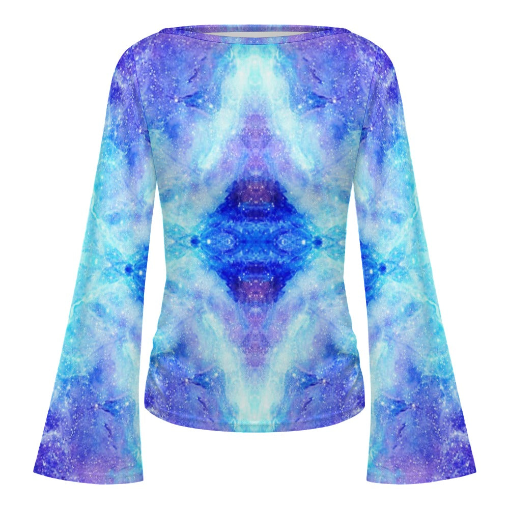 Amen Jin's Heart's Desires Women's Boat Neck Bell Sleeve T-shirt